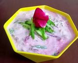 A picture of step 3 of Velvet Beet Rayatun.