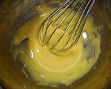 A picture of step 3 of Vanilla Bavarois.