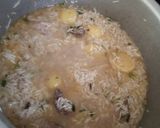 A picture of step 3 of Aloo chicken pulao.
