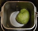 A picture of step 2 of Spiral Green Tea Roll Bread.