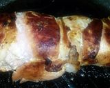 A picture of step 3 of Sig's Bean and Lentil Stew with griddled and stuffed Tenderloin.