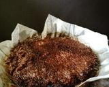 Gambar langkah 5 resipi Kek keju bercoklat dari nasi sejuk.