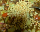 A picture of step 4 of Kulhard aloo chaat.