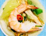 Hình bước làm 2 của món Gỏi Bưởi