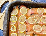 A picture of step 3 of Trout with lemon and cheese.