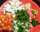 हरे प्याज़ की भुर्जी (Green onion bhurji recipe in Hindi) रेसिपी चरण 1 फोटो