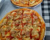 Foto langkah ke 7 dari resep Pizza untuk pemula.