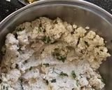 A picture of step 4 of Makhana sabudana tikki.