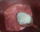 A picture of step 7 of Beetroot halwa.