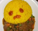 A picture of step 1 of Tumeric rice and goat stew # author marathon.