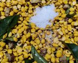 A picture of step 8 of Quinoa dosa with chana dal coriander chutney.