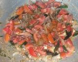 A picture of step 7 of Palak tomato curry with cream.