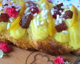 Foto del paso 5 de la receta: Trenza de naranja con membrillo y crema pastelera de chocolate blanco🧉