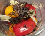 Une image de l'étape 3 de Pickles de tomates cerise au thé noir fruits de la passion et à la sauge.