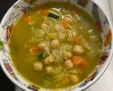 Foto del paso 5 de la receta: Sopa de verduras con fideos y garbanzos