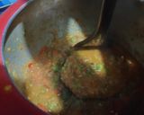 A picture of step 7 of Hariyali Pav bhaji.