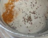 A picture of step 1 of Akki masala roti.