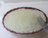A picture of step 8 of Shepherd's Pie for Christmas or a Party.