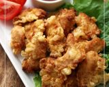 A picture of step 5 of Great for Lunchboxes! Chicken Tempura with Chicken Tenders.