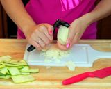 A picture of step 3 of Zucchini & Parmesan Salad.