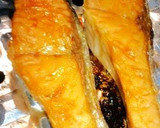A picture of step 1 of Easy Sautéed Salmon and Mushroom with Butter and Soy Sauce.
