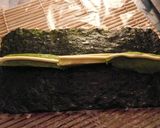 A picture of step 3 of Vegetarian California Rolls.