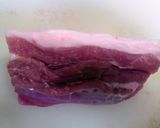 A picture of step 1 of Suuchikaa, Okinawan Salted Pork.