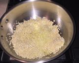 A picture of step 2 of Parmesan Risotto.