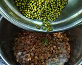 A picture of step 1 of Protein Chaat – Whip Up a Quick Chaat Using Green Moong, Peanuts, and Chickpeas.