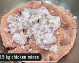 A picture of step 3 of Chicken Reshmi Kabab.