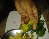 A picture of step 7 of Stuffed chillies.
