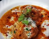 A picture of step 9 of Paneer Malai kofta.