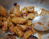 A picture of step 8 of Bread Masala.
