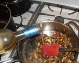A picture of step 4 of Chicken Lombardy.