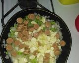 Foto del paso 4 de la receta: Huevos con salchichas y queso
