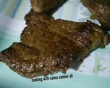 A picture of step 3 of Beef steaks #cookpadramadan.