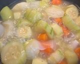 A picture of step 5 of Vegetable Cream Soup and Vegetable Broth in One Recipe.