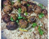 A picture of step 10 of Moti Pulao.