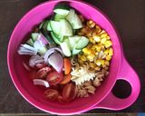 A picture of step 1 of Pasta salad.