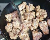 A picture of step 7 of Veg chicken shawarma.