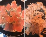Hình bước làm 3 của món Cơm Chiên Cá Hồi