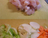 A picture of step 1 of Easy Celery Chicken Soup.