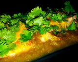 A picture of step 7 of Mike's Green Chile Enchiladas De Cilantro.