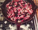 A picture of step 5 of Sauteed kale with pancetta.