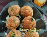 A picture of step 2 of Cheese Rice ball.