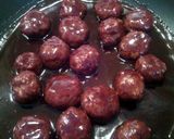 A picture of step 4 of Meatball kabobs.