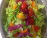 A picture of step 1 of Pickled Red Cabbage Salad.