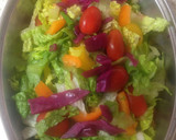 A picture of step 1 of Pickled Red Cabbage Salad.