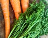 Foto langkah ke 1 dari resep Carrot leaves Thai omelette (Cha-om Tord).