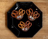 A picture of step 3 of Rudolf the Reindeer Christmas dessert.